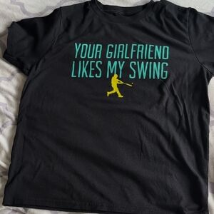 Black Graphic Kids Tee